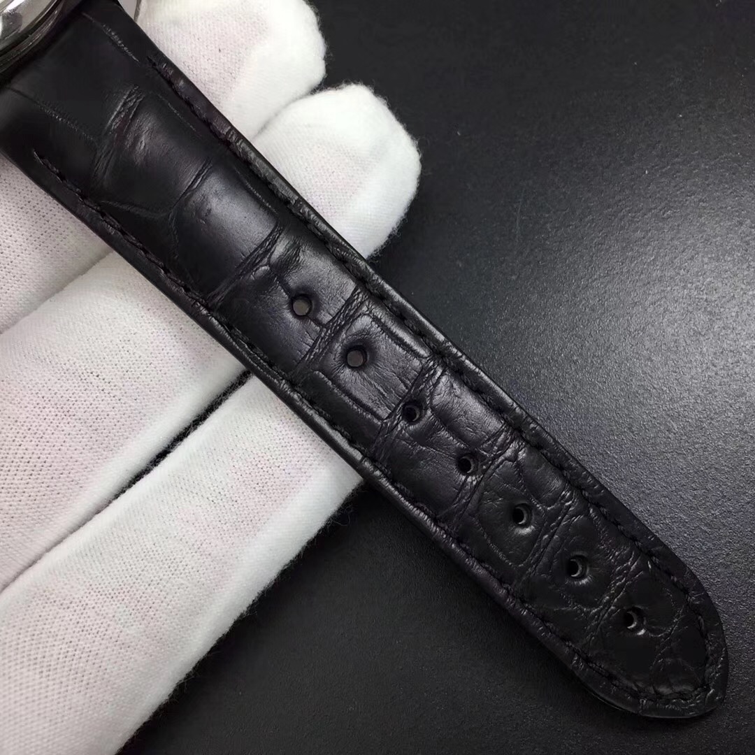 Yeni ürün incelemesi: VS Factory Omega De Ville Parlak Beyaz 8500 mekanizma 41 MM timsah derisi safir cam replika saat — 10. fotoğraf