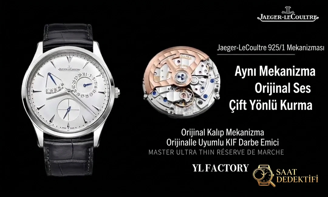 Jaeger-LeCoultre Replika Saat İncelemesi - Ön Görünüm ve Kasa Tasarımı
