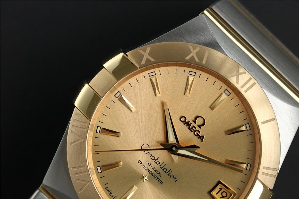 Yeni VS Factory Omega Altın Kadranlı Constellation Erkek Replika Saat Video İncelemesi — 3. fotoğraf
