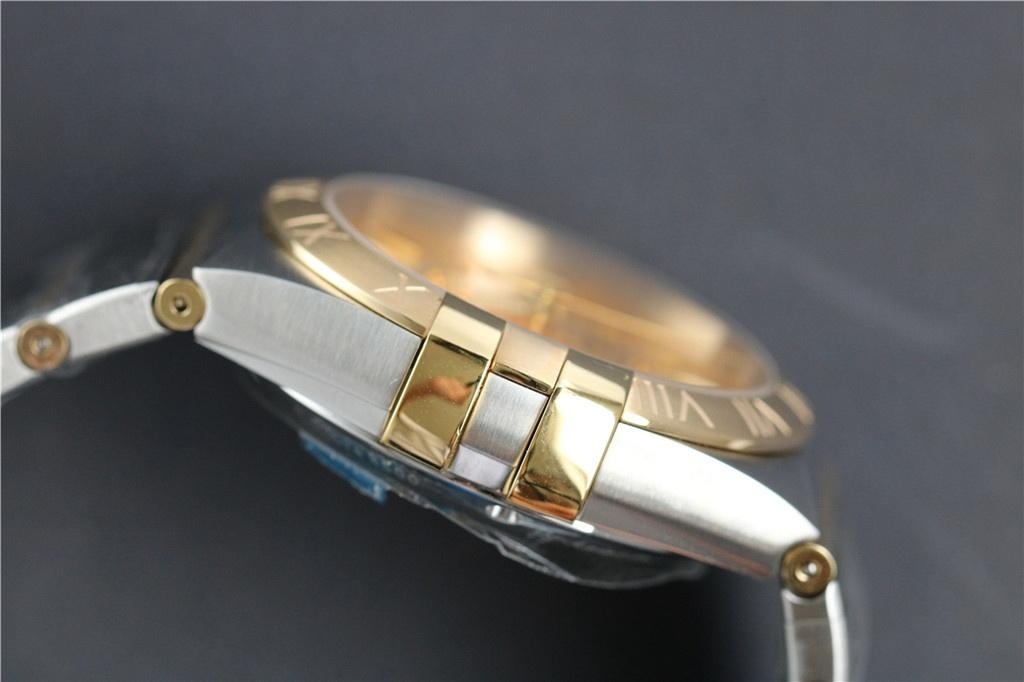 Yeni VS Factory Omega Altın Kadranlı Constellation Erkek Replika Saat Video İncelemesi — 6. fotoğraf