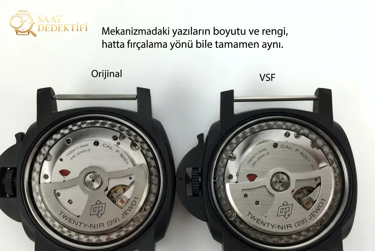Yeni VS Factory Panerai PAM00441 V2 sürümünde 9001 mekanizmasının hangi noktaları geliştirildi? - Dalgıç Kilit Uzatması ve Toka Güvenliği