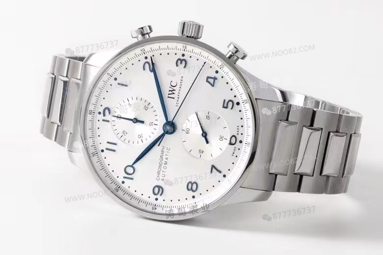 Yeni ZF Factory IWC Portugieser Kronograf çelik bilezik modeli IW371617 incelemesi — 7. fotoğraf