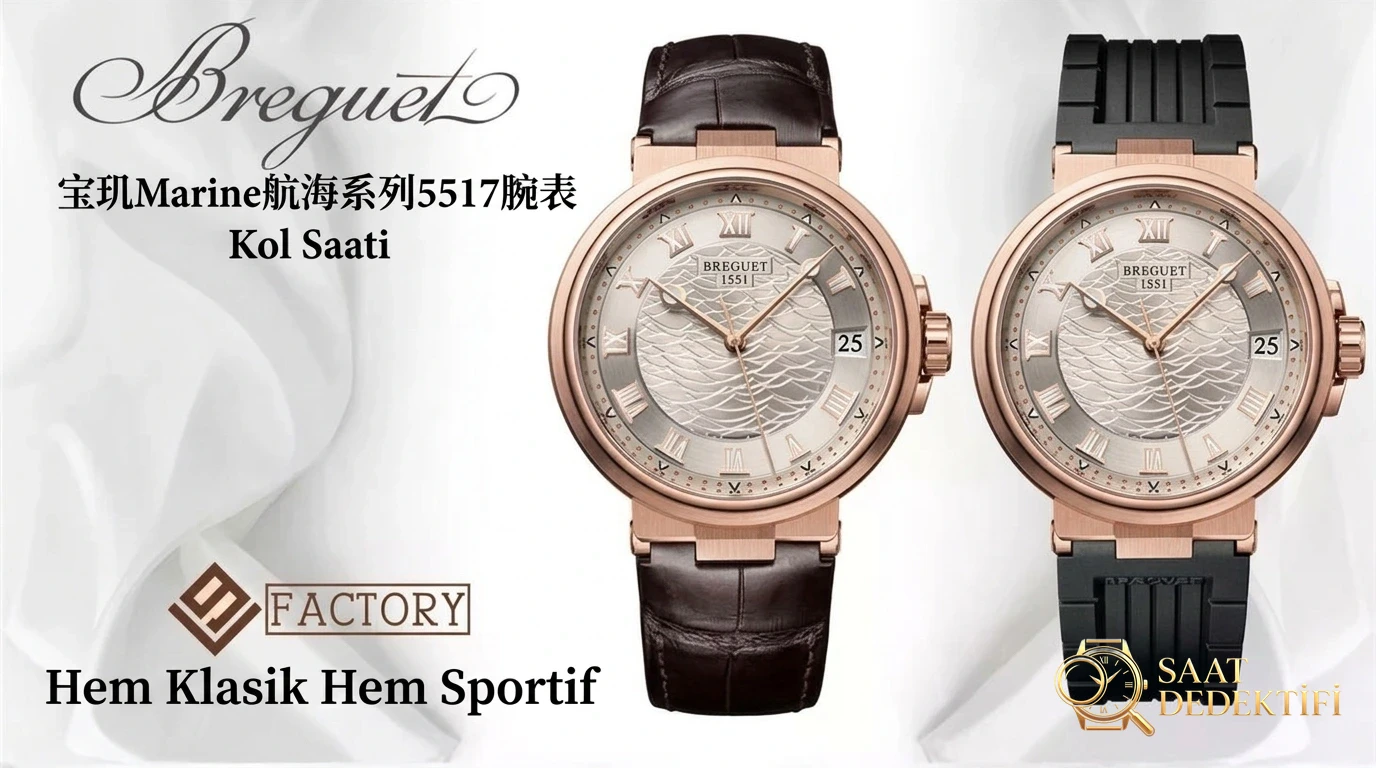 Yepyeni V9 Factory Breguet Marine 5517 saat incelemesi - Makro Kadran ve İndeks İşçiliği