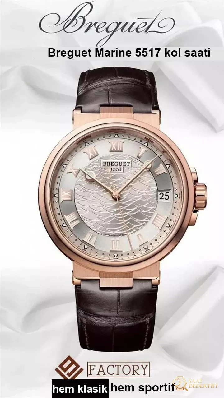 Yepyeni V9 Factory Breguet Marine 5517 saat incelemesi - Bilekte Duruş ve Kasa Orantısı