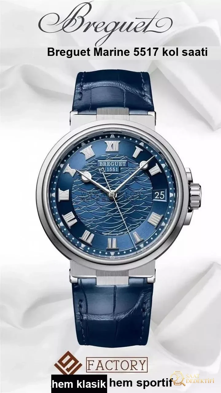 Yepyeni V9 Factory Breguet Marine 5517 saat incelemesi - Mekanizma Zemberek ve Balans Detayı