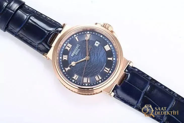 Yepyeni V9 Factory Breguet Marine 5517 saat incelemesi - Bezel İçi Rehaut Gravürü ve Hizalaması