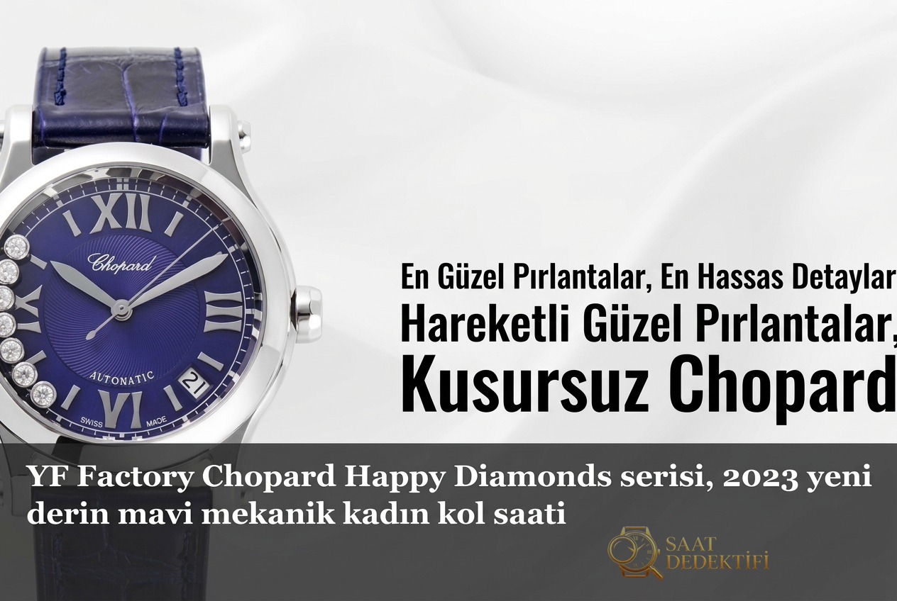 Chopard Replika Saat İncelemesi - Ön Görünüm ve Kasa Tasarımı