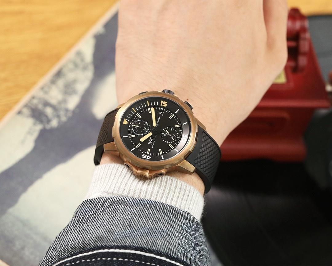 Yue Yunpeng ile aynı model: V6 Factory IWC Aquatimer bronz kronograf kol saati "Darwin Keşif Yolculuğu" özel versiyonu — 3. fotoğraf