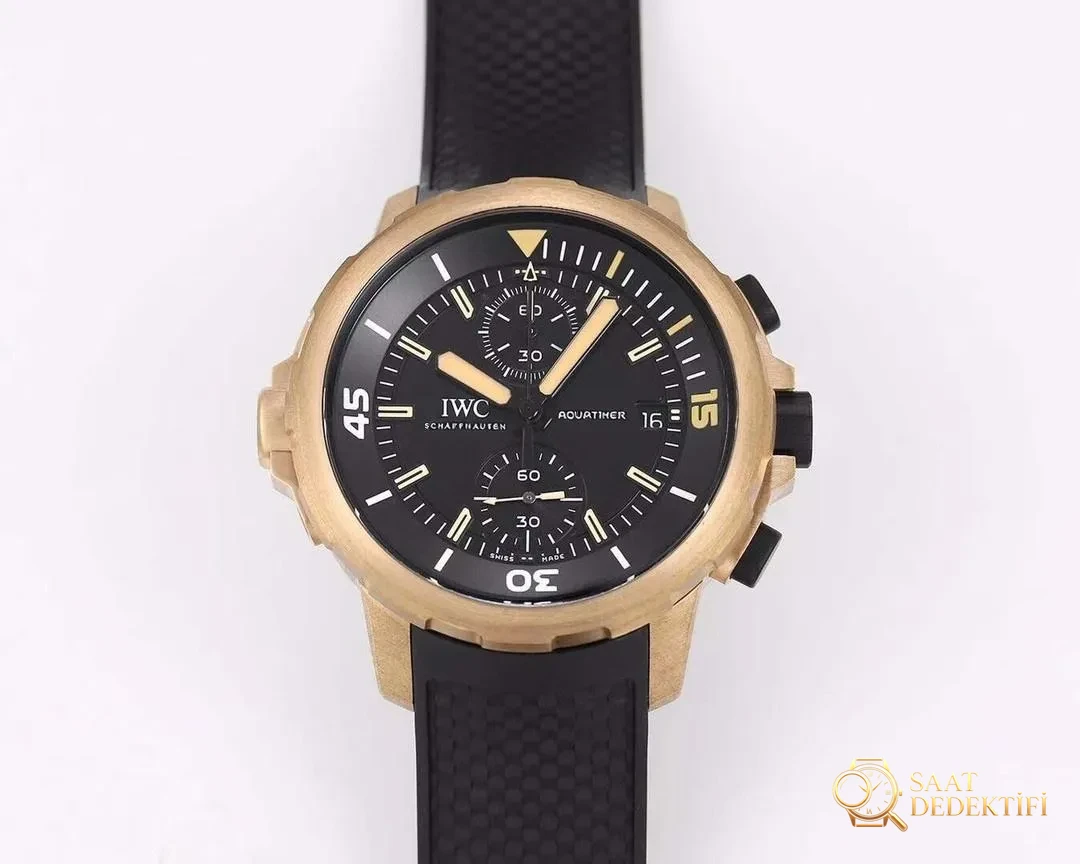 Yue Yunpeng ile aynı model: V6 Factory IWC Aquatimer bronz kronograf kol saati