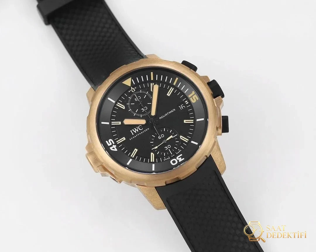 Yue Yunpeng ile aynı model: V6 Factory IWC Aquatimer bronz kronograf kol saati