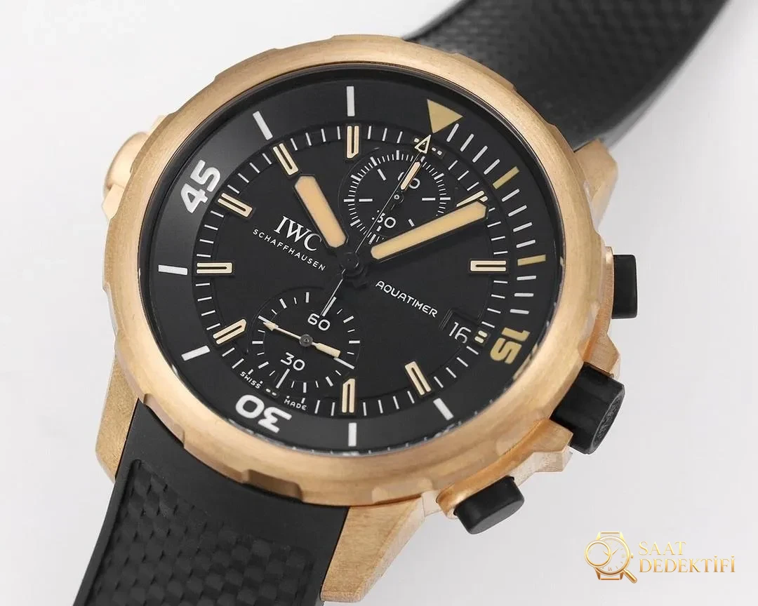Yue Yunpeng ile aynı model: V6 Factory IWC Aquatimer bronz kronograf kol saati