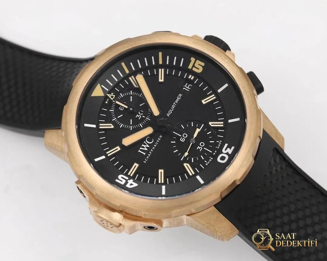 Yue Yunpeng ile aynı model: V6 Factory IWC Aquatimer bronz kronograf kol saati