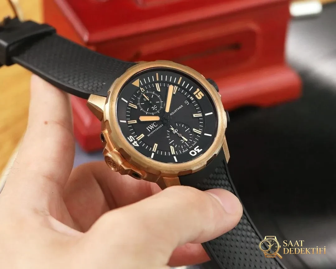 Yue Yunpeng ile aynı model: V6 Factory IWC Aquatimer bronz kronograf kol saati