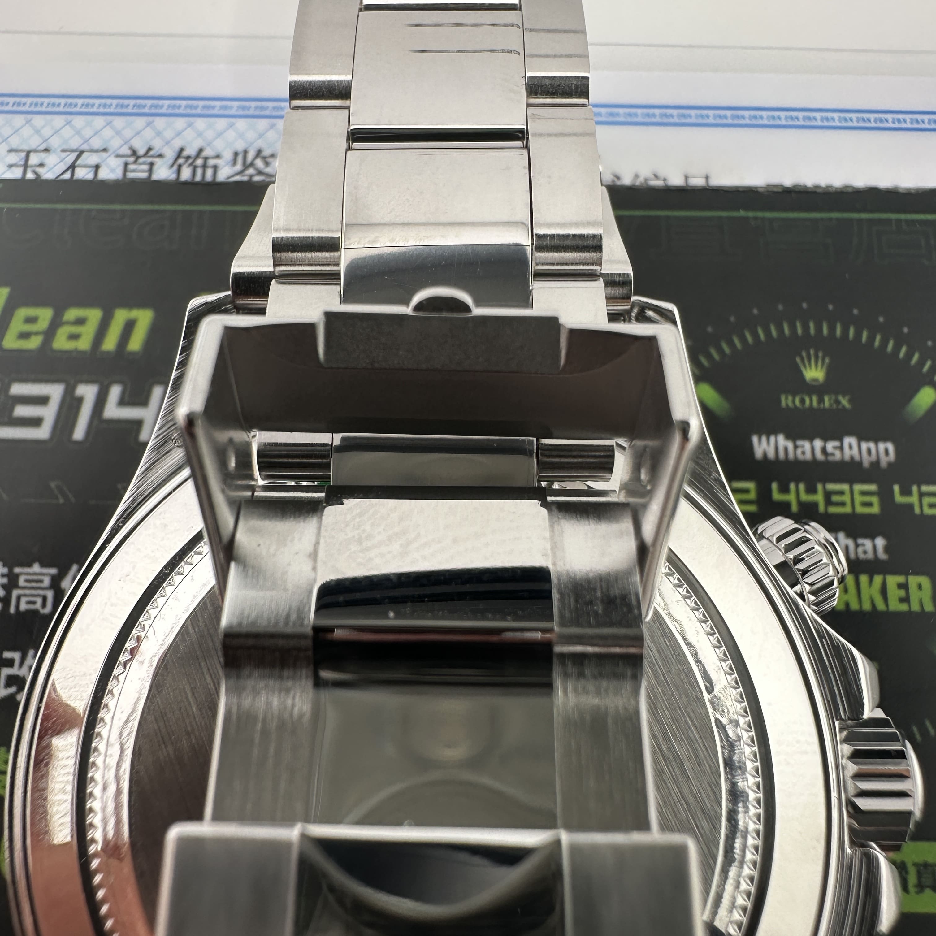 Yüksek Kalite Özel Sipariş Replika Daytona 116576TBR Yıldız Kadranlı Platin Buz Mavisi, Tam Ağırlık 203 Gram — 12. fotoğraf
