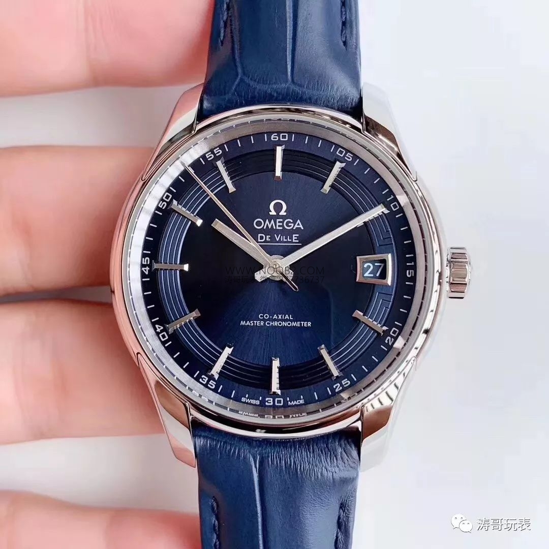 Yükseltilmiş VS Factory Omega De Ville parlak mavi: 8900 mekanizma 8500 ile karşılaştırıldığında fark nerede? Hangi detaylar güncellendi? — 1. fotoğraf