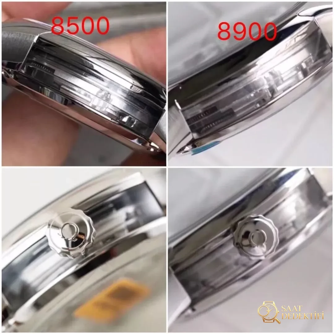Yükseltilmiş VS Factory Omega De Ville parlak mavi: 8900 mekanizma 8500 ile karşılaştırıldığında fark nerede? Hangi detaylar güncellendi? - Mekanizma Çark Dizilimi ve Taş Yatakları