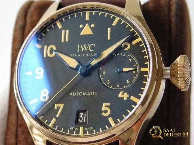 Replika IWC Kahverengi Kadran