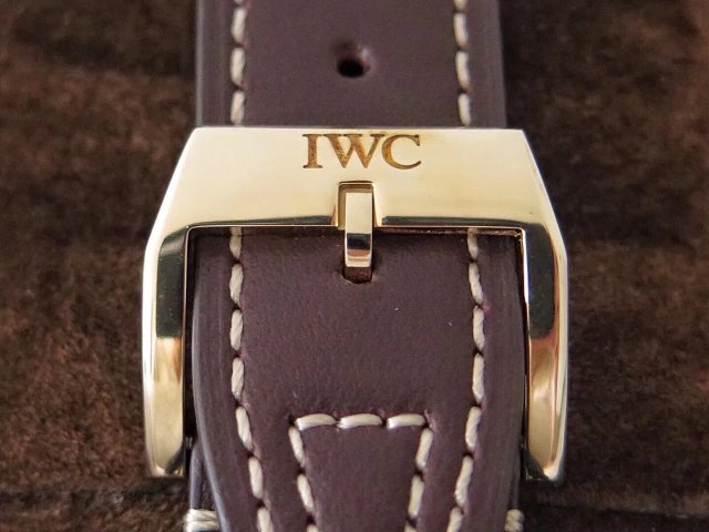 IWC Bronz Kahverengi Deri Kayış