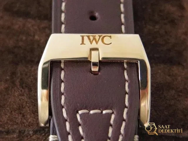 IWC Bronz Kahverengi Deri Kayış
