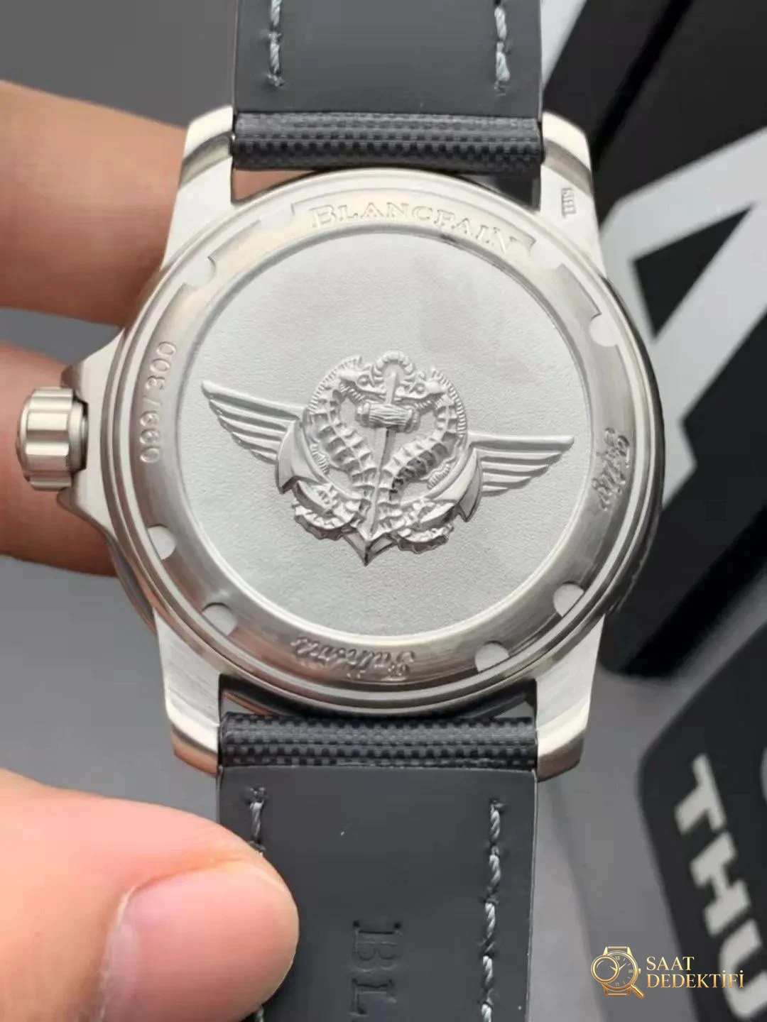 Blancpain Fifty Fathoms Nageurs de Combat Kasa Arkası