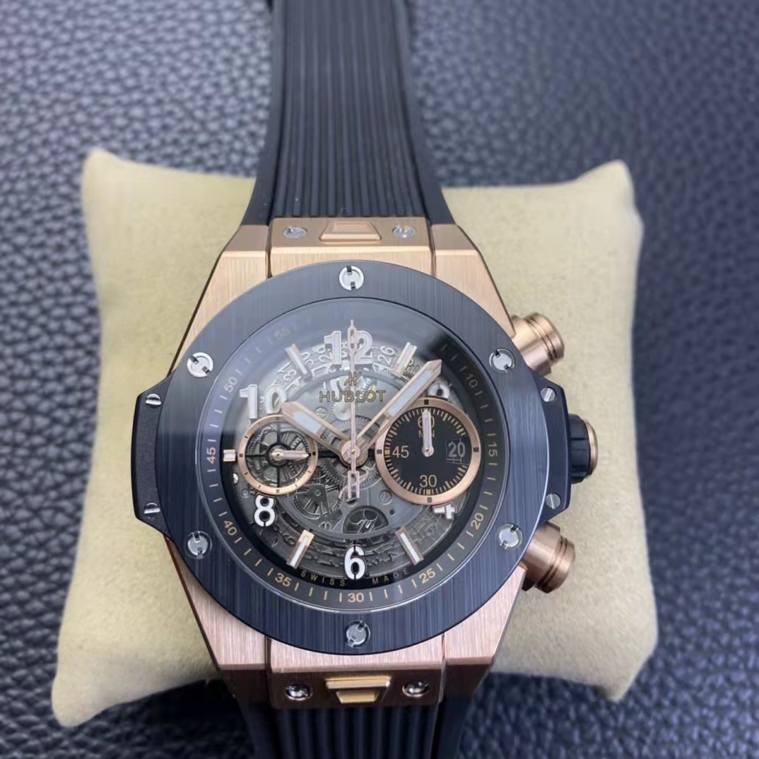 Replika Hublot Unice Roze Altın