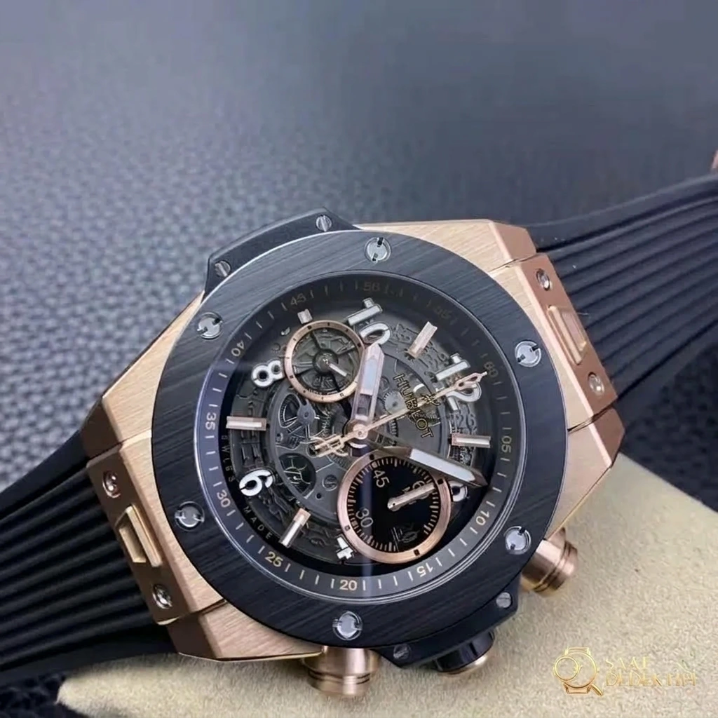 Replika Hublot Unice İskelet Kadran