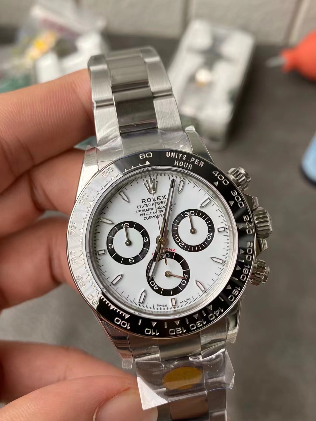 Replika Rolex Daytona 126500 Beyaz