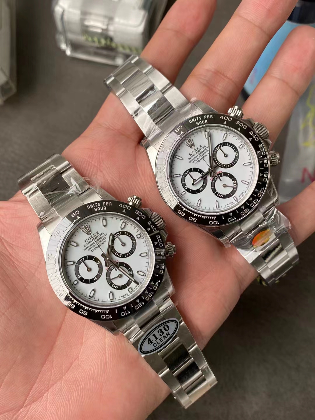 Z Factory Shanghai 4130 Mekanizmalı Replica Rolex Daytona 126500 — 10. fotoğraf