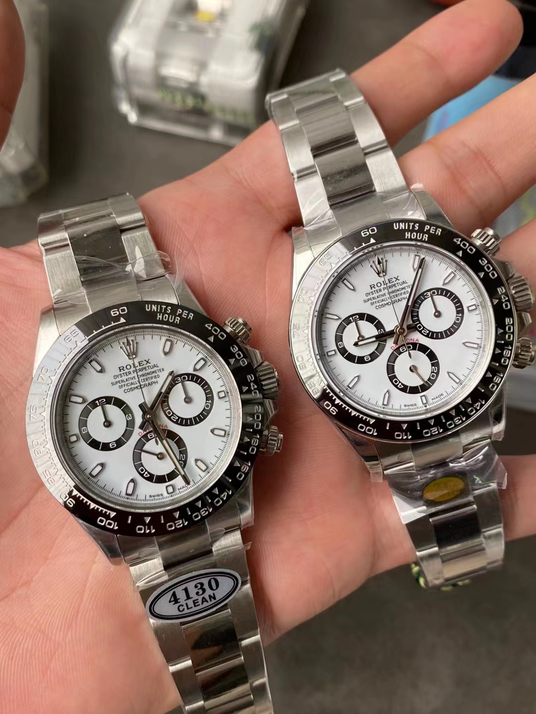 Z Factory Shanghai 4130 Mekanizmalı Replica Rolex Daytona 126500 — 11. fotoğraf