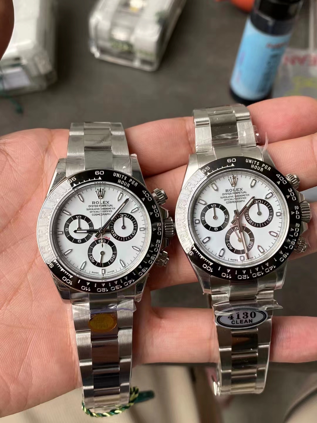 Z Factory Shanghai 4130 Mekanizmalı Replica Rolex Daytona 126500 — 15. fotoğraf