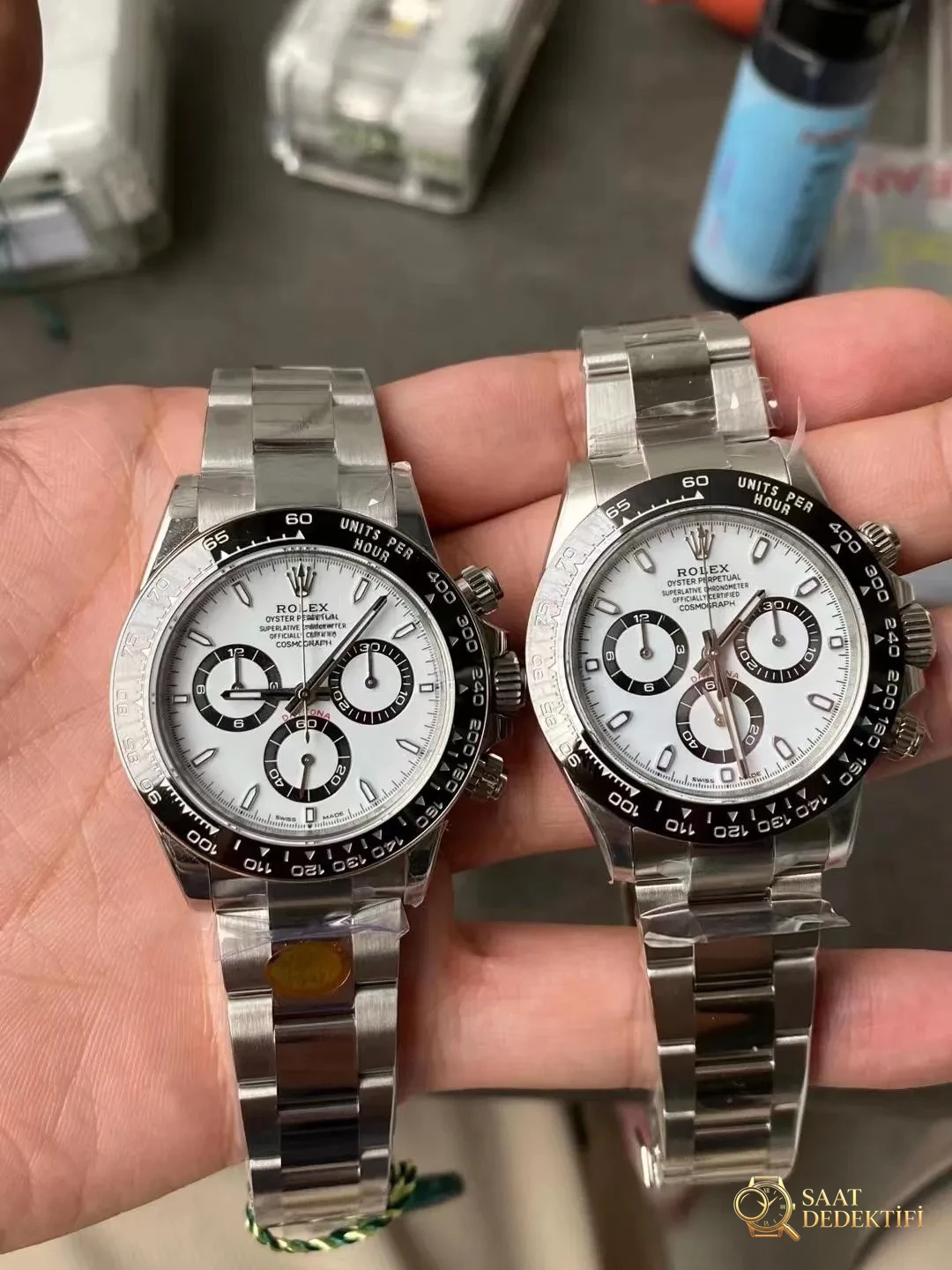 Z Factory Shanghai 4130 Mekanizmalı Replica Rolex Daytona 126500 - Bilezik Bakla Ayrımı ve Pim Yapısı