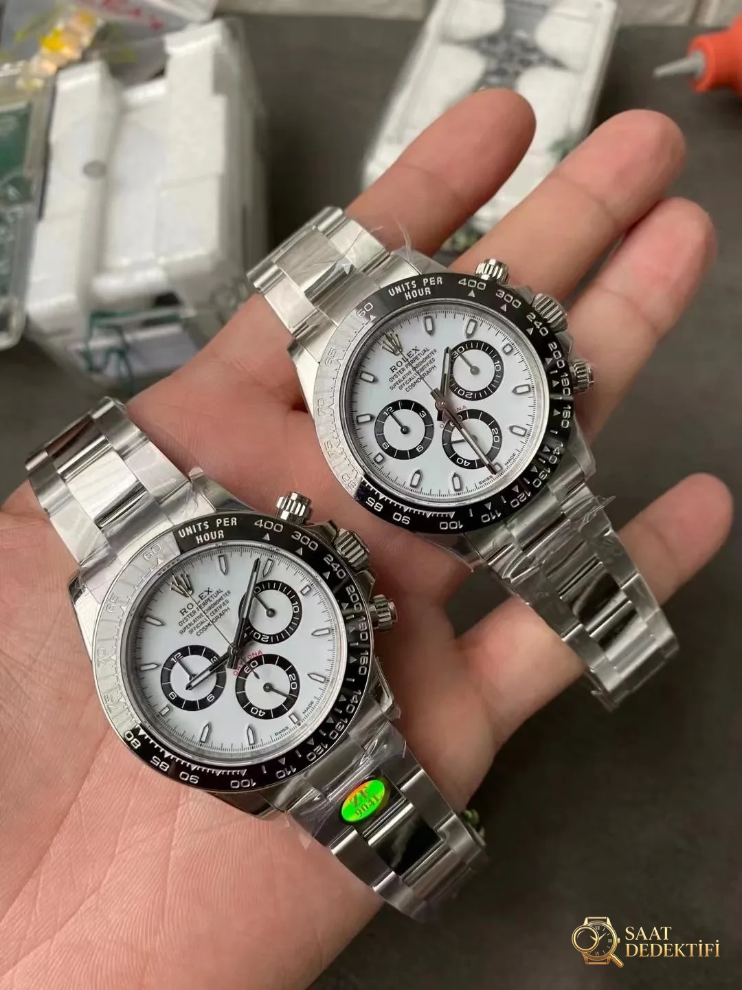 Z Factory Shanghai 4130 Mekanizmalı Replica Rolex Daytona 126500 - Kadran İbreleri ve Saniye Akışı