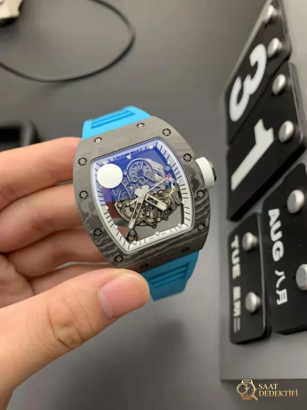 Replika Richard Mille RM055 Bubba Watson Karbon