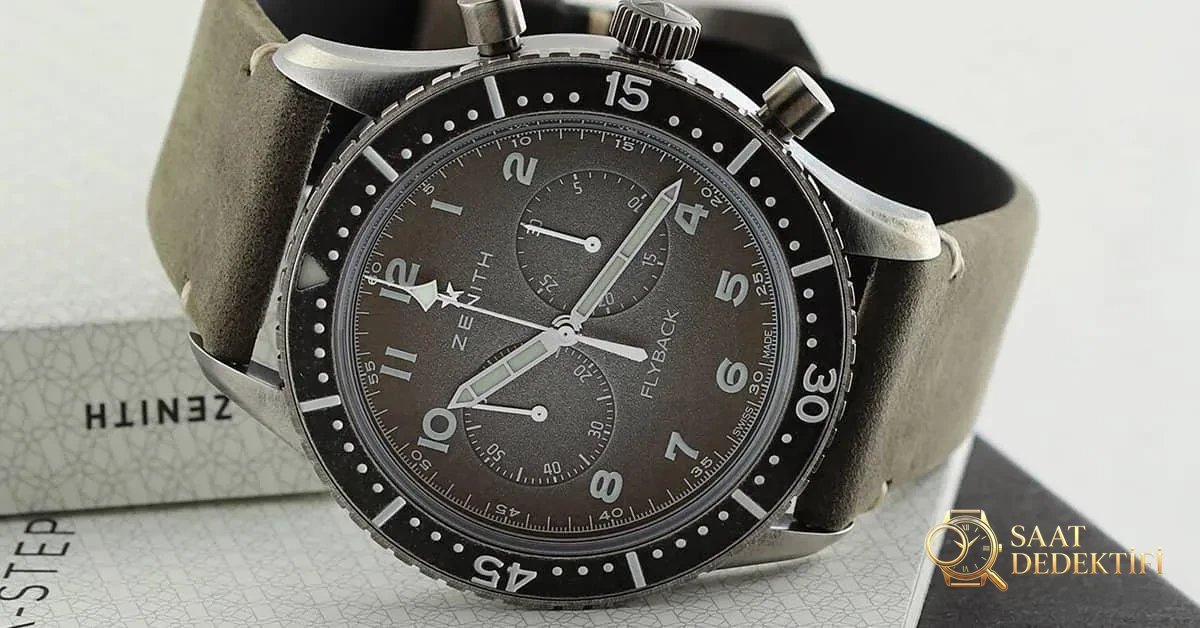 Zenith Pilot Replika Saat İncelemesi - Ön Görünüm ve Kasa Tasarımı