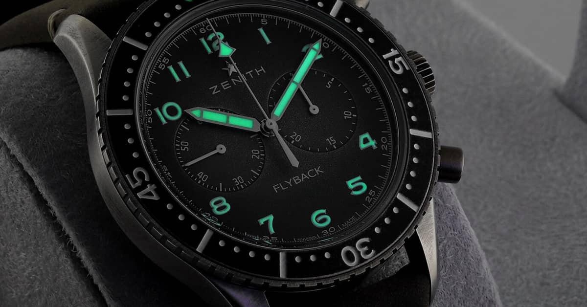 Zenith Pilot Cronometro Tipo CP 2 Flyback Luminescent Kadran