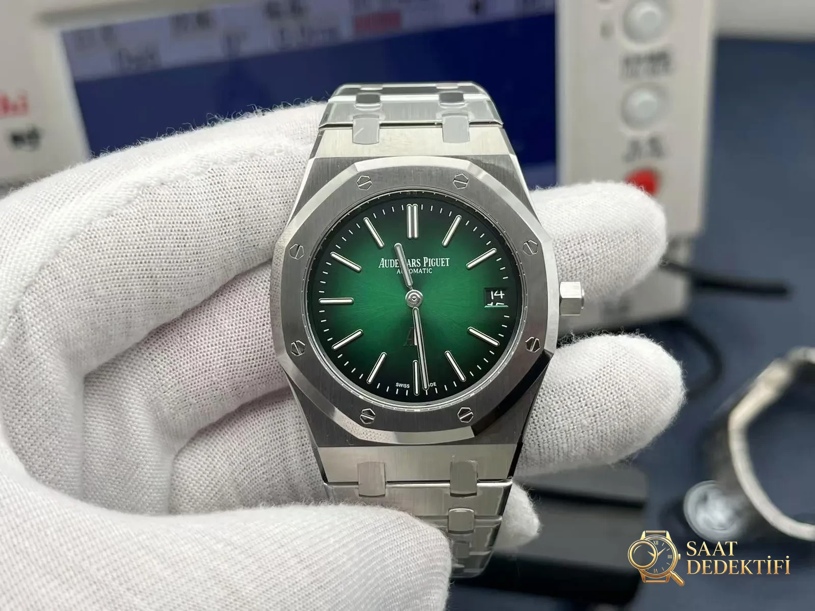 ZF 2025 efsane çalışması | Royal Oak Jumbo ultra ince 16202ST V2 çelik kralın uyanışı - Kadran Detayı ve Bezel İşçiliği