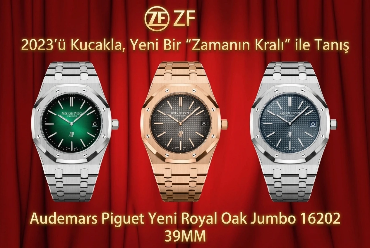 ZF 2025 efsane çalışması | Royal Oak Jumbo ultra ince 16202ST V2 çelik kralın uyanışı - Kasa Profili ve Kurma Kolu İncelemesi