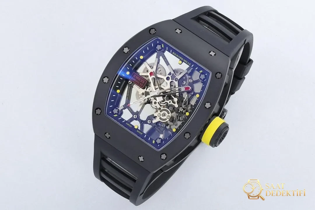 ZF 2025 iddialı yapımı: Pazarın en üst donanımlı 2025 versiyonu geliyor — Richard Mille erkek serisi RM035 «Büyük Boğa», üst düzey saatçilik işçiliğiyle bilekteki sanatı yeniden yorumluyor! - Arka Kapak ve Mekanizma Detayı