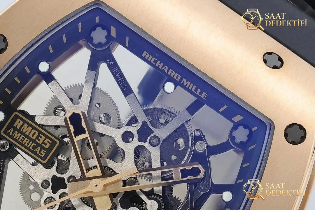 ZF 2025 iddialı yapımı: Pazarın en üst donanımlı 2025 versiyonu geliyor — Richard Mille erkek serisi RM035 «Büyük Boğa», üst düzey saatçilik işçiliğiyle bilekteki sanatı yeniden yorumluyor! - Kasa Çeliği ve Polisaj Kalitesi