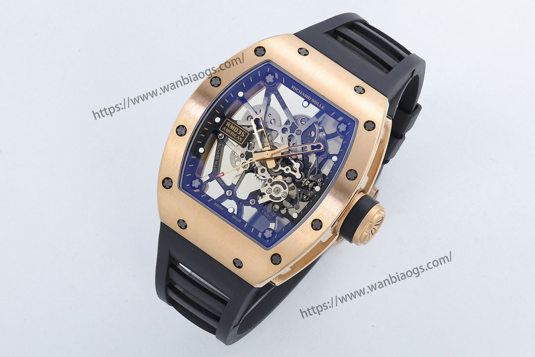 ZF 2025 iddialı yapımı: Pazarın en üst donanımlı 2025 versiyonu geliyor — Richard Mille erkek serisi RM035 «Büyük Boğa», üst düzey saatçilik işçiliğiyle bilekteki sanatı yeniden yorumluyor! — 16. fotoğraf