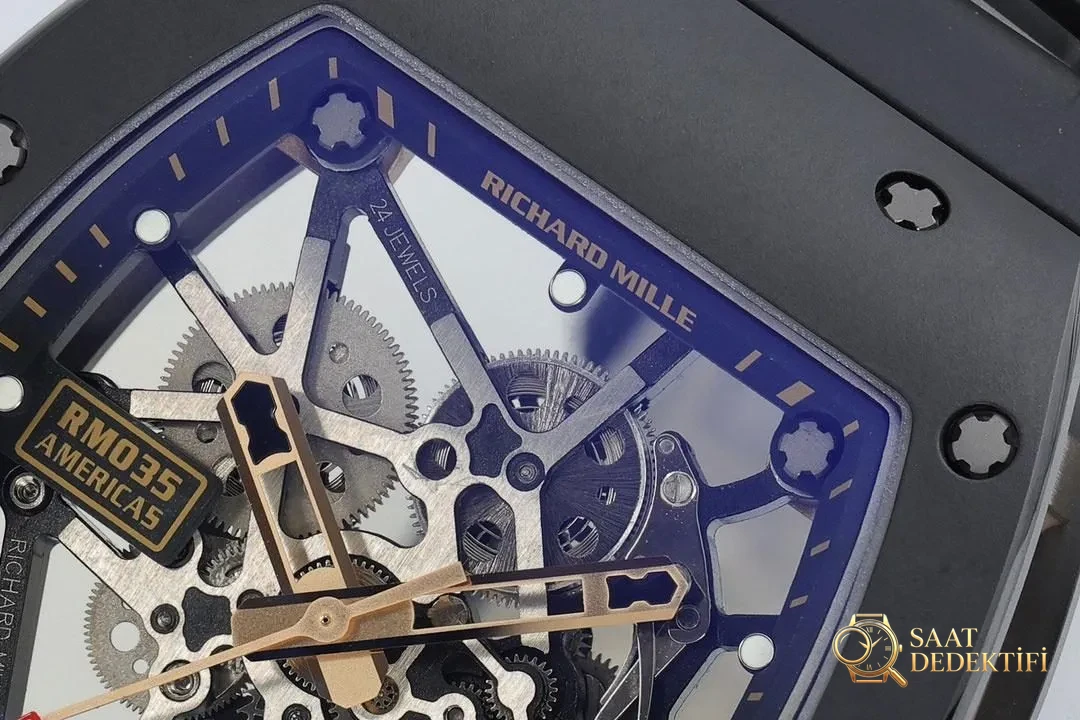 ZF 2025 iddialı yapımı: Pazarın en üst donanımlı 2025 versiyonu geliyor — Richard Mille erkek serisi RM035 «Büyük Boğa», üst düzey saatçilik işçiliğiyle bilekteki sanatı yeniden yorumluyor! - Tepe Kilit Mekanizması ve Conta Yapısı