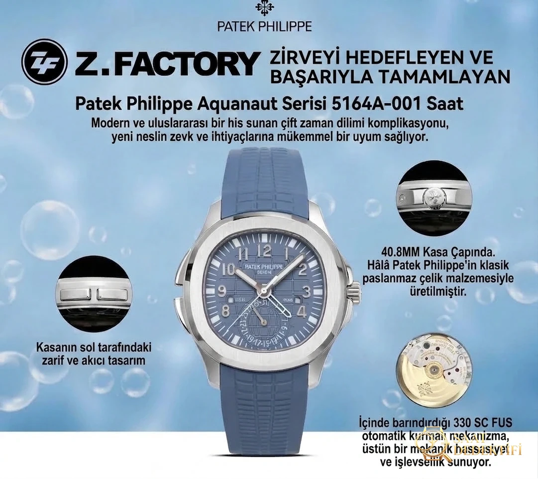 Patek Philippe Aquanaut ZF Factory İncelemesi - Ön Görünüm ve Kasa Tasarımı
