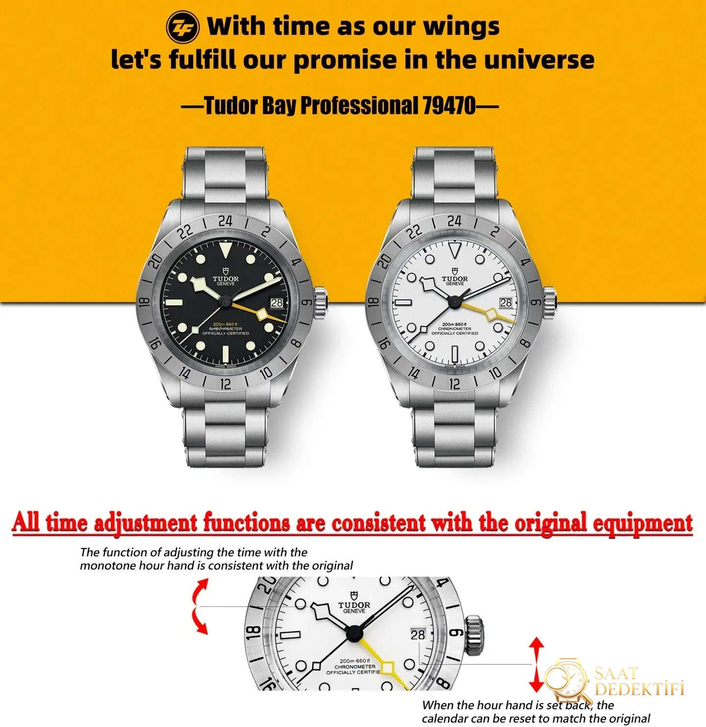 ZF 2026 iddialı öneri | Tudor Black Bay Pro 79470 — zamanı kanat edinip gökle yerin buluşmasına yolculuk 🎩 - Kadran Detayı ve Bezel İşçiliği