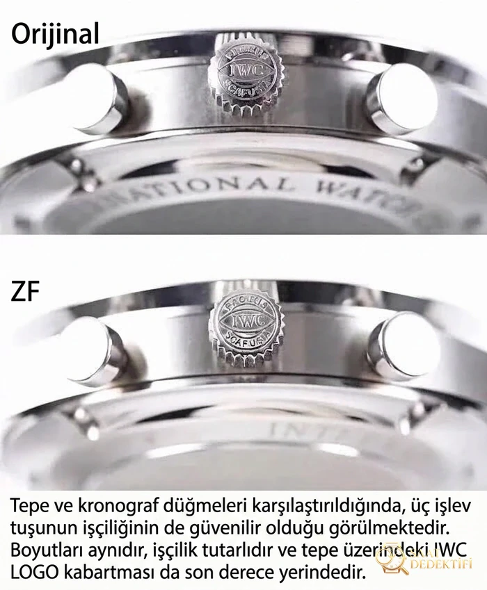 ZF fabrikası IWC Portugieser Chronograph V2 IW371446 mavi akrep ve yelkovan: işçilik gerçekten nasıl? - Toka İçi Mikro Ayar Mekanizması