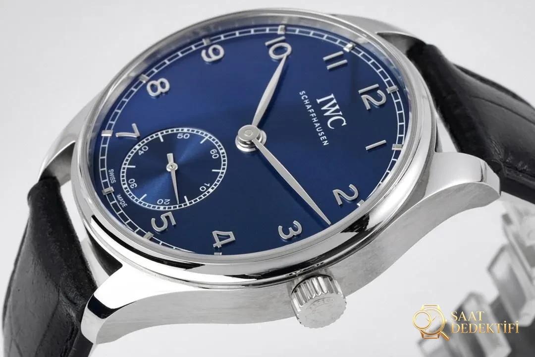 ZF Factory 2020 IWC Yeni Portugieser 40 Serisi Küçük Saniye Replika Saat IW358305 - Klips Kilidi ve Lazer Damgalar