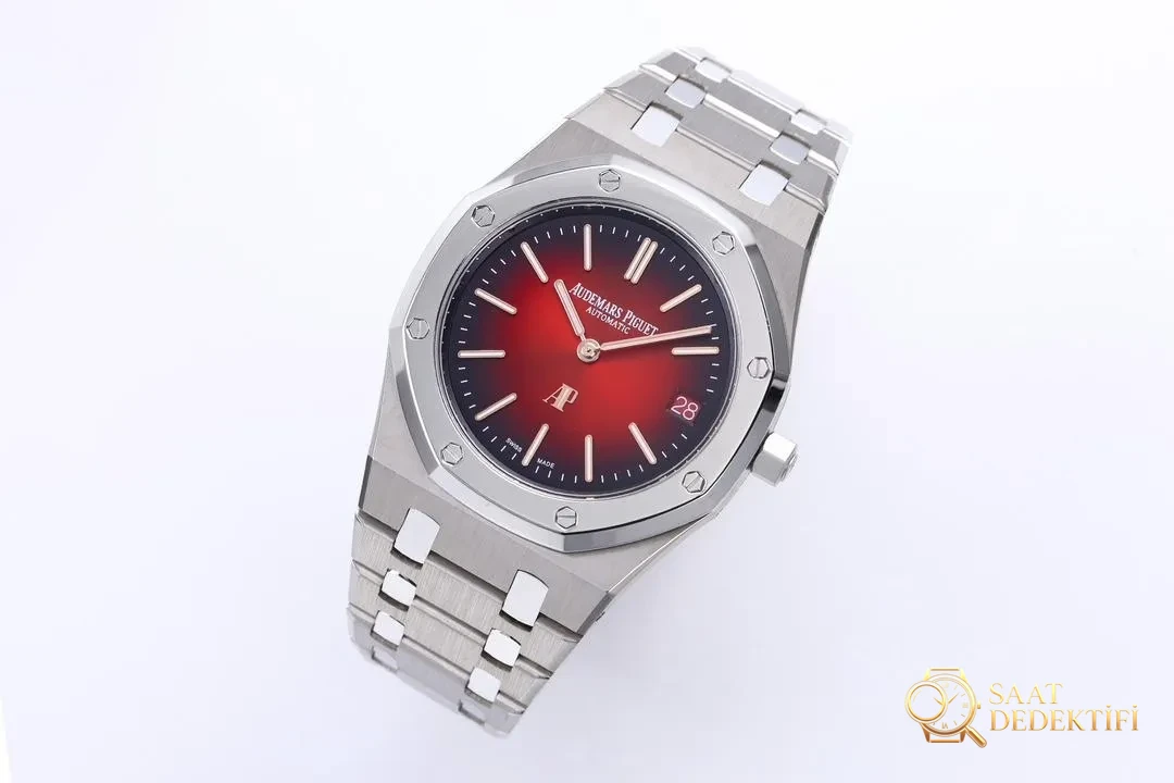ZF Factory 2025 yeni ürün | Audemars Piguet Royal Oak 16202XT "JUMBO": dumanlı bordo, titanyumla hafiflik - görsel 5