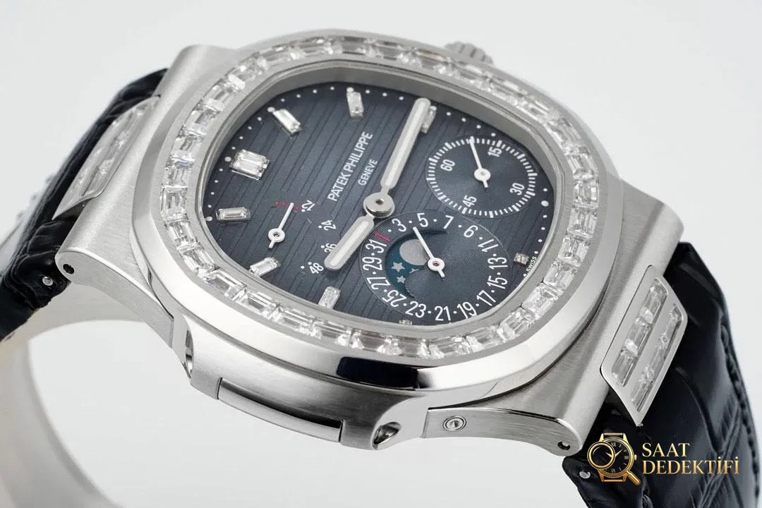 Das ehrgeizige neue Modell von ZF Factory für 2025: Die V3-verbesserte Patek Philippe Nautilus-Serie, die Legende des Stahlkönigs setzt sich auf ihrem Höhepunkt fort! - Zifferblatttypografie und Textreliefs