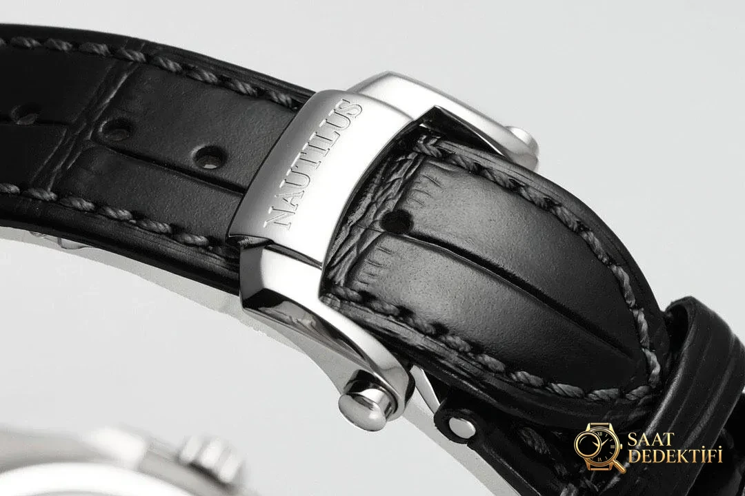 Das ehrgeizige neue Modell von ZF Factory für 2025: Die V3-verbesserte Patek Philippe Nautilus-Serie, die Legende des Stahlkönigs setzt sich auf ihrem Höhepunkt fort! - Lederbandnaht und Kantenfärbung