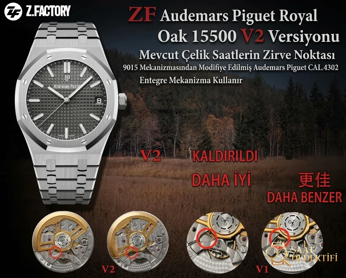 ZF Factory Audemars Piguet Royal Oak 15500 version V2