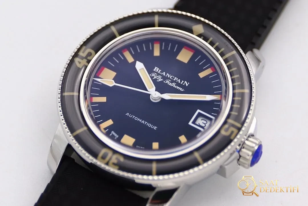 ZF Factory Blancpain Fifty Fathoms 5008B Barracuda kol saati alınmaya değer mi? - Kasa Profili ve Kurma Kolu İncelemesi
